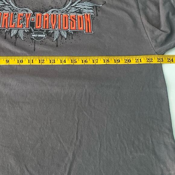 Gray Harley-Davidson tee shirt - Sz XL - Picture 8 of 8